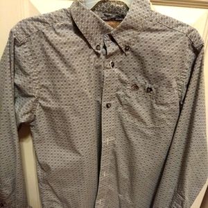 Boys button down long sleeve shirt